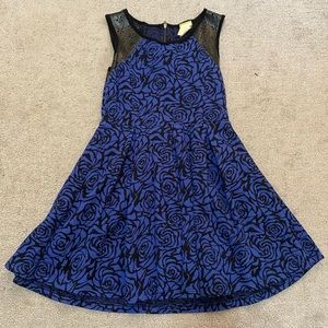girls flower printed dress